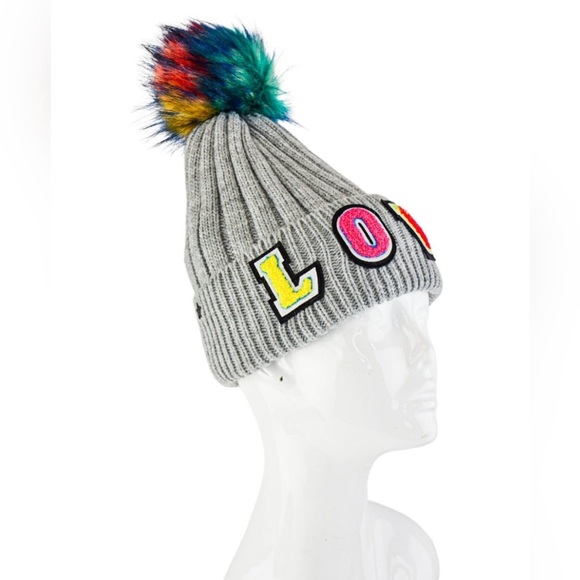 NWT Jocelyn Love beanie in grey - Picture 2 of 4